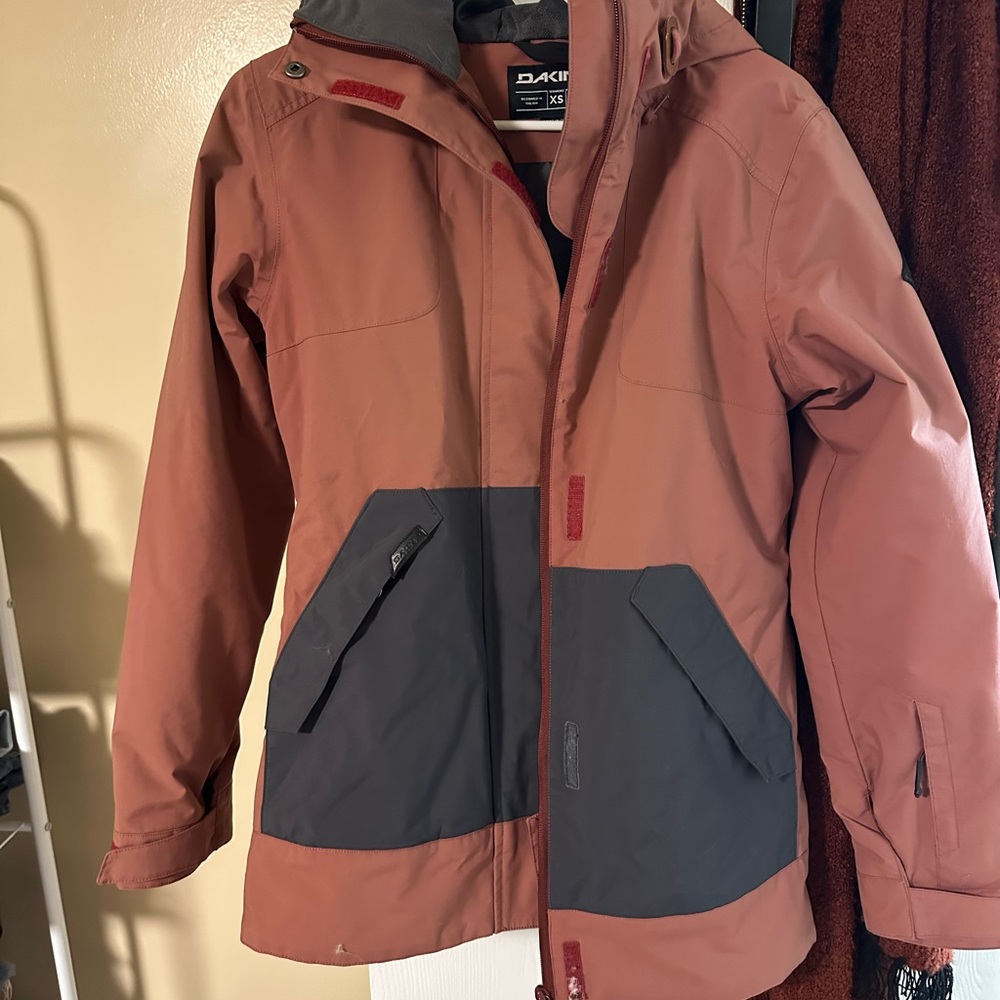 Dakine Rust and Gray Ski Jacket